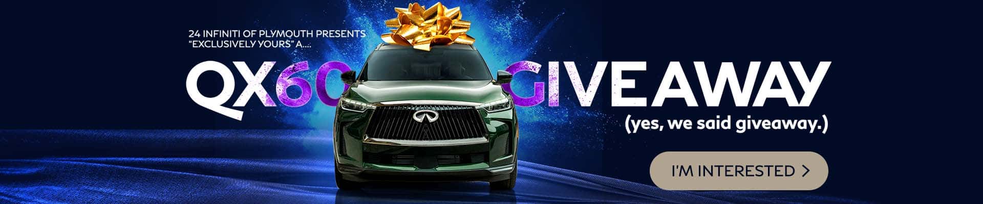 QX60 Giveaway