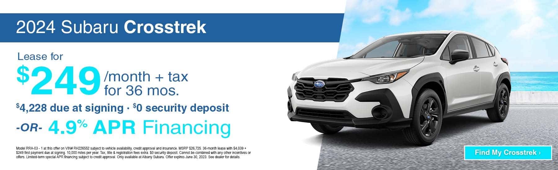 Crosstrek Offer