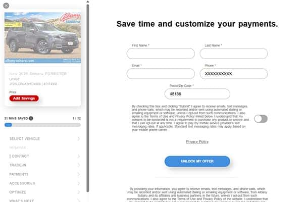 CarNow Create Your Profile