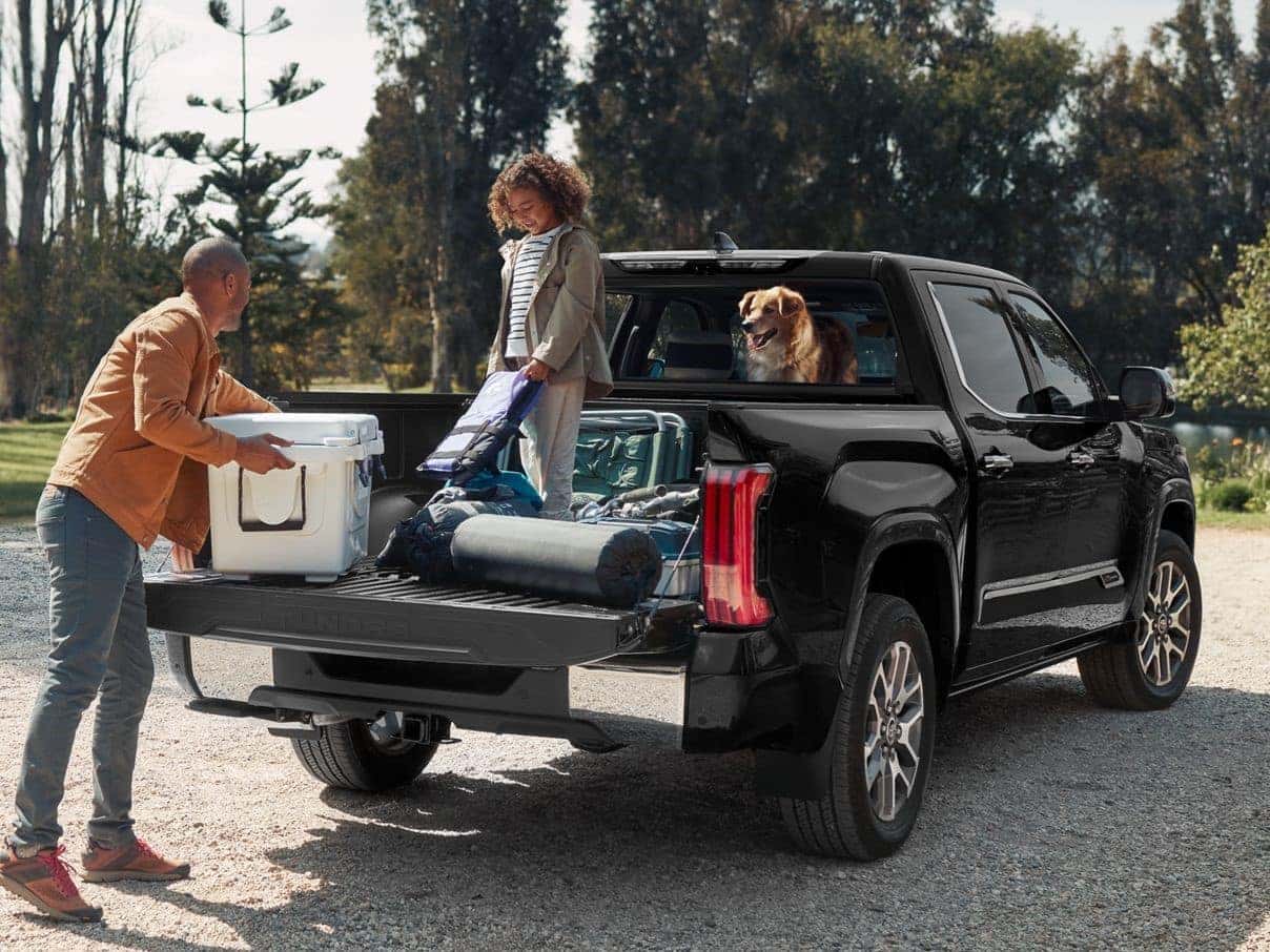 Family unloading their 2026 Toyota Tundra