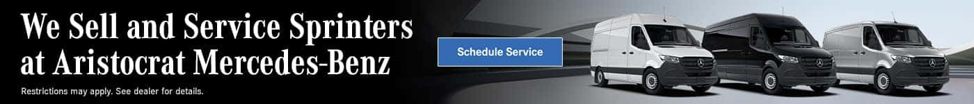 We Sell and Service Sprinters at Aristocrat Mercedes-Benz