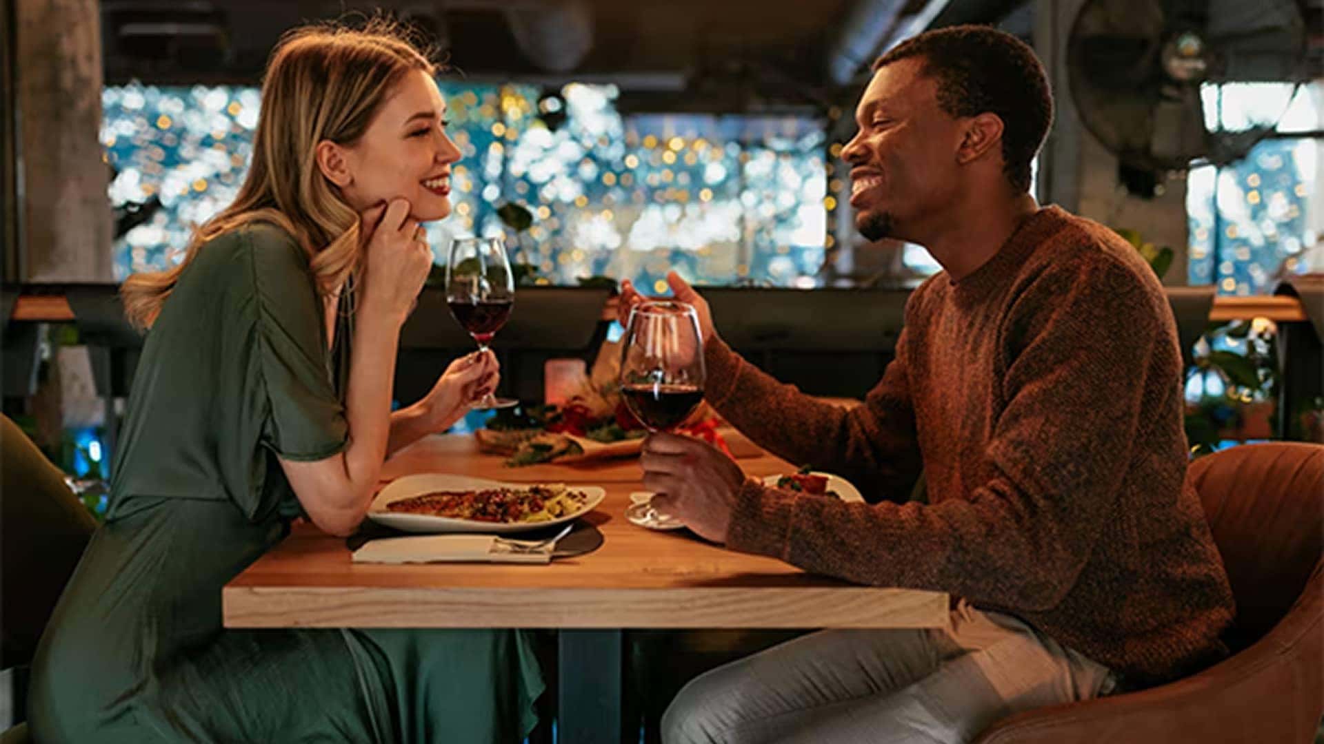 couple out to dinner