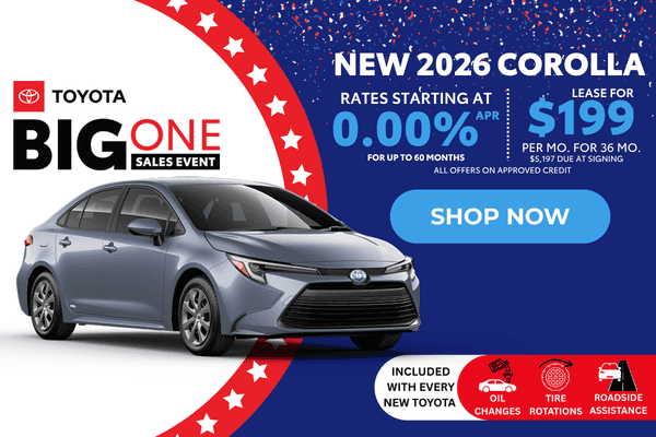 2026 Corolla Offer