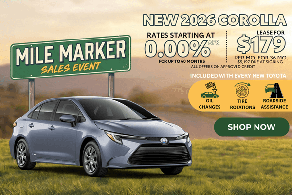 2026 Corolla Offer