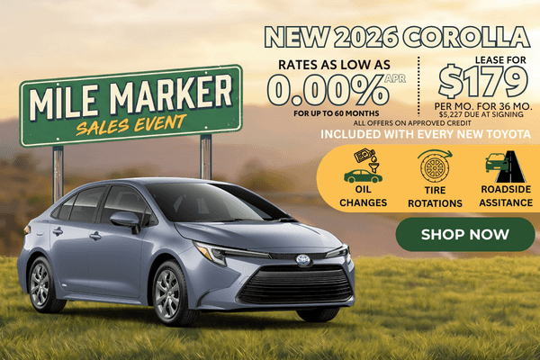 2026 Corolla Offer