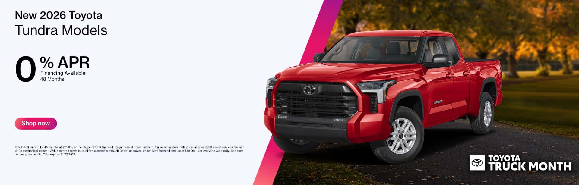 new 2026 toyota tundra models