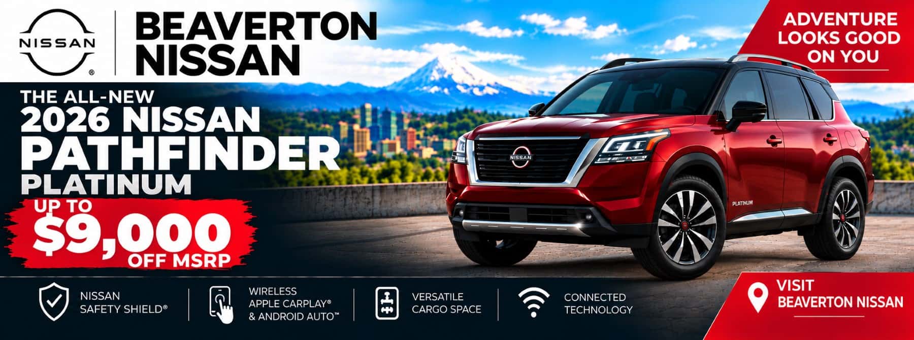 Pathfinder $9000 OFF MSRP