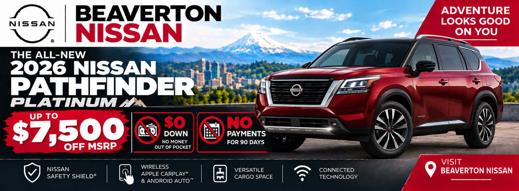 Pathfinder $7,500 Off MSRP