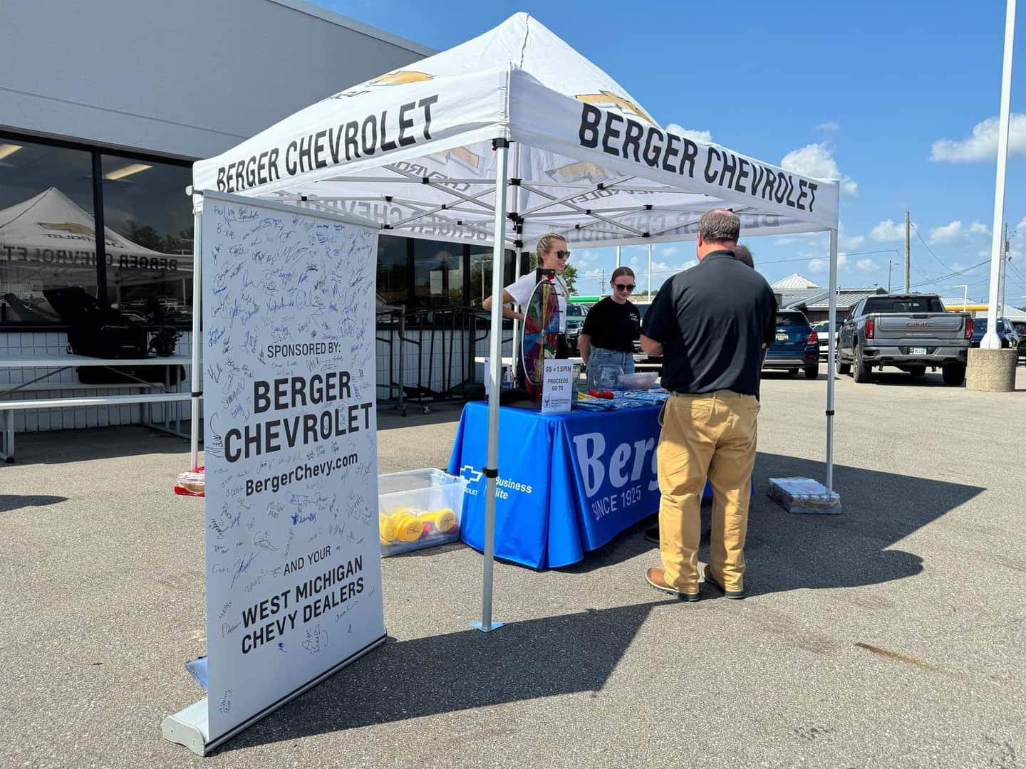 Berger Gives Back Sponsorship