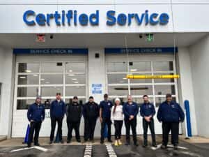 Berger employees in 100-Year apparel