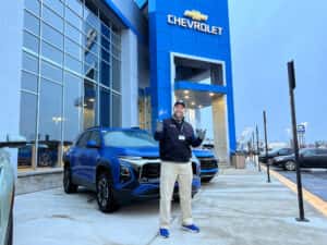 Employee outside Berger Chevrolet