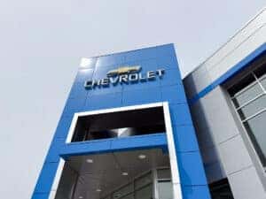 Front of Berger Chevrolet