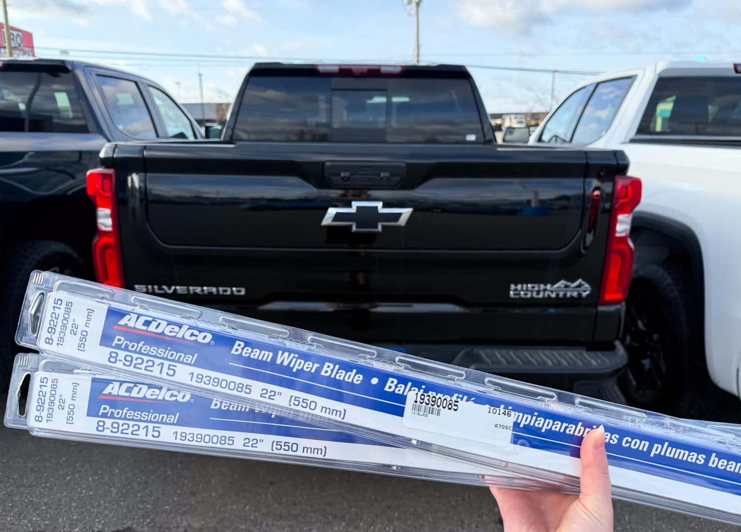 New wiper blades