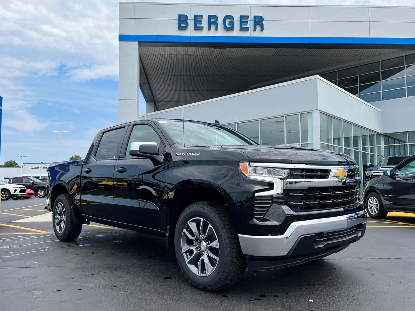 Black 2025 Silverado 2FL at Berger Chevy
