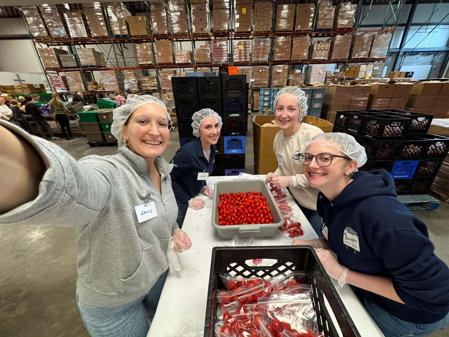 Berger Team at Kids' Food Basket