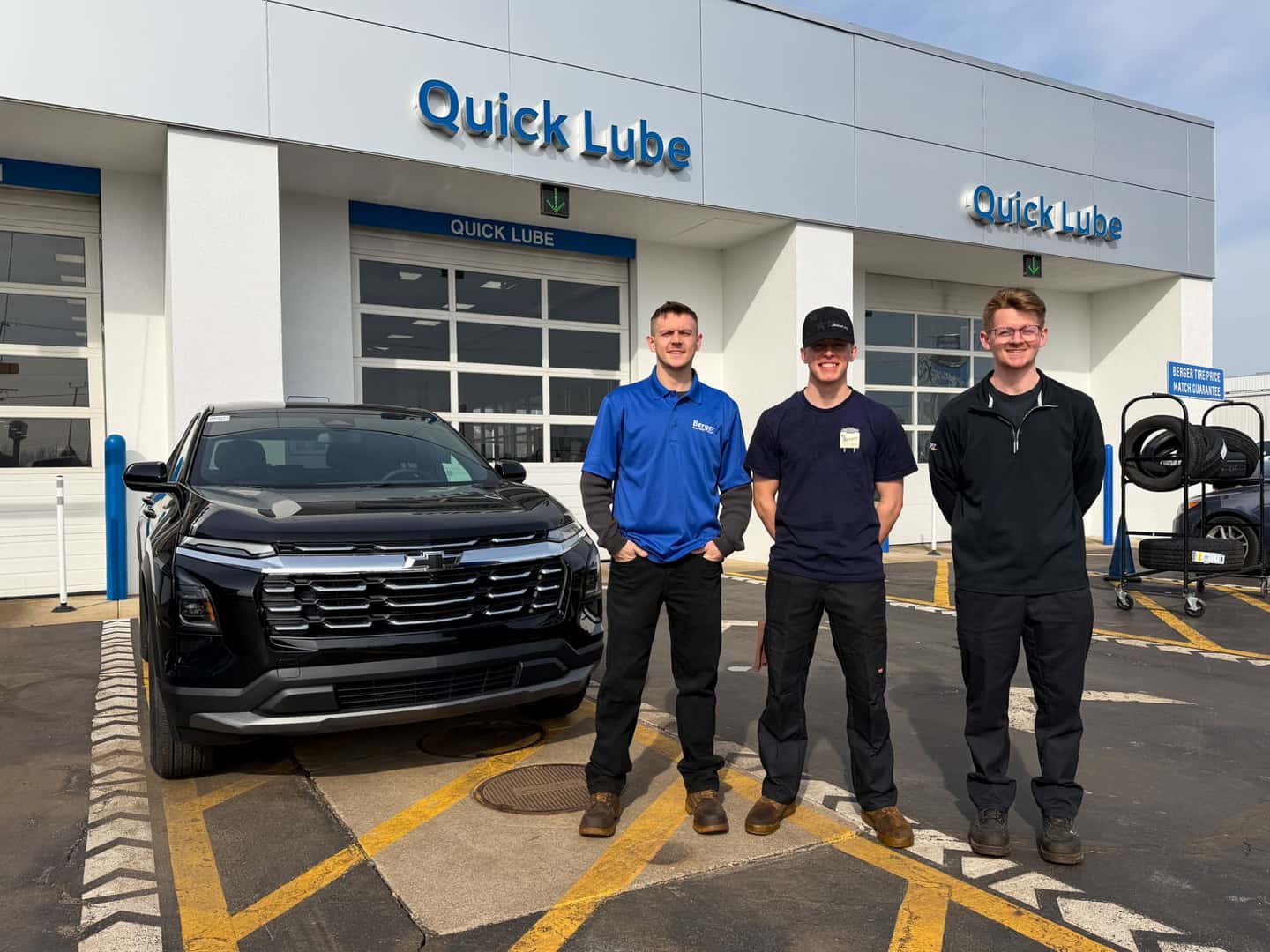 Berger Quick Service Team members