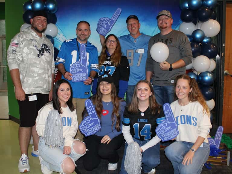 The Berger team at the Be Great Tailgate