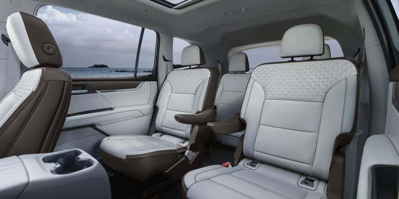 2025 GMC Acadia interior backseat view