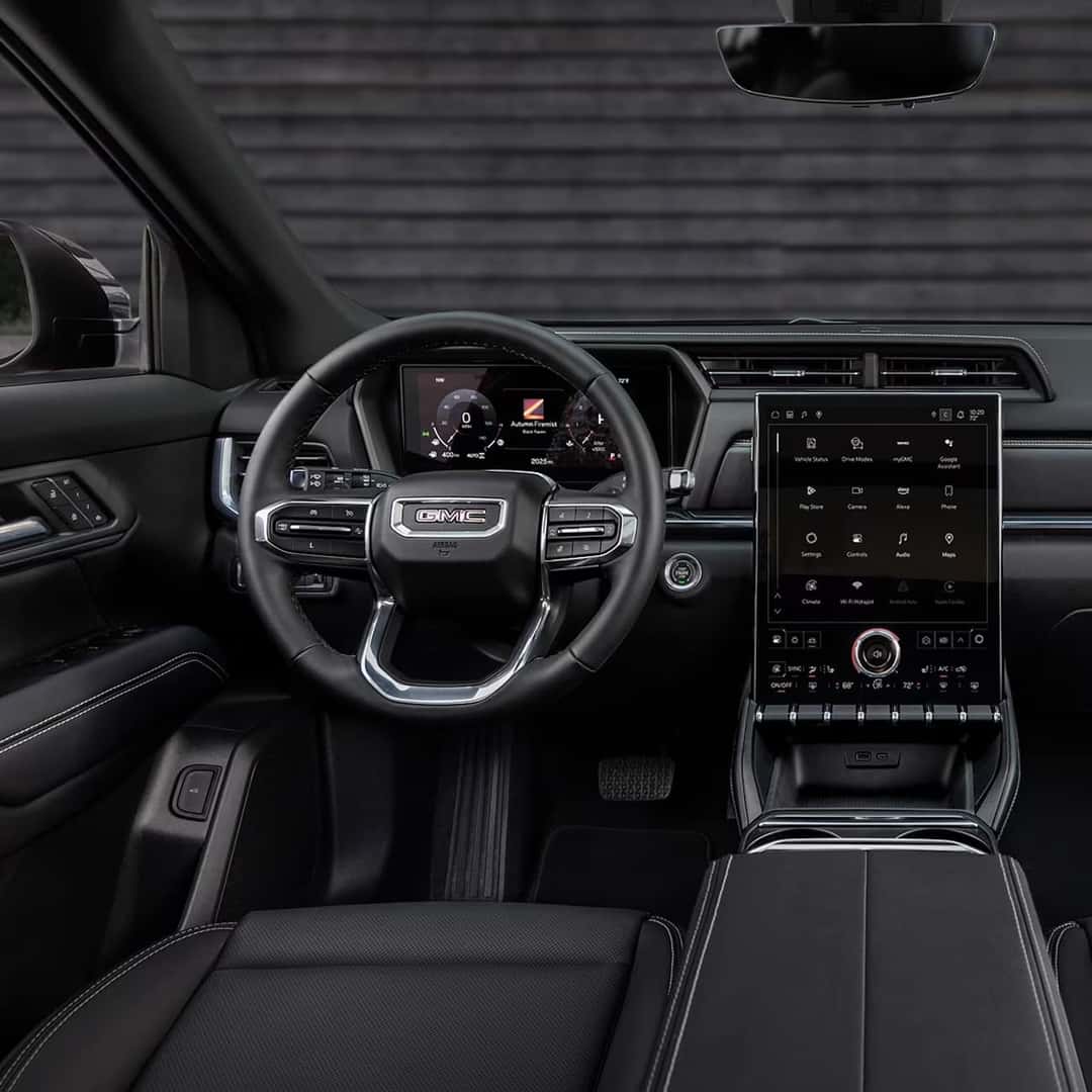 2025 GMC Terrain interior view of front dashboard