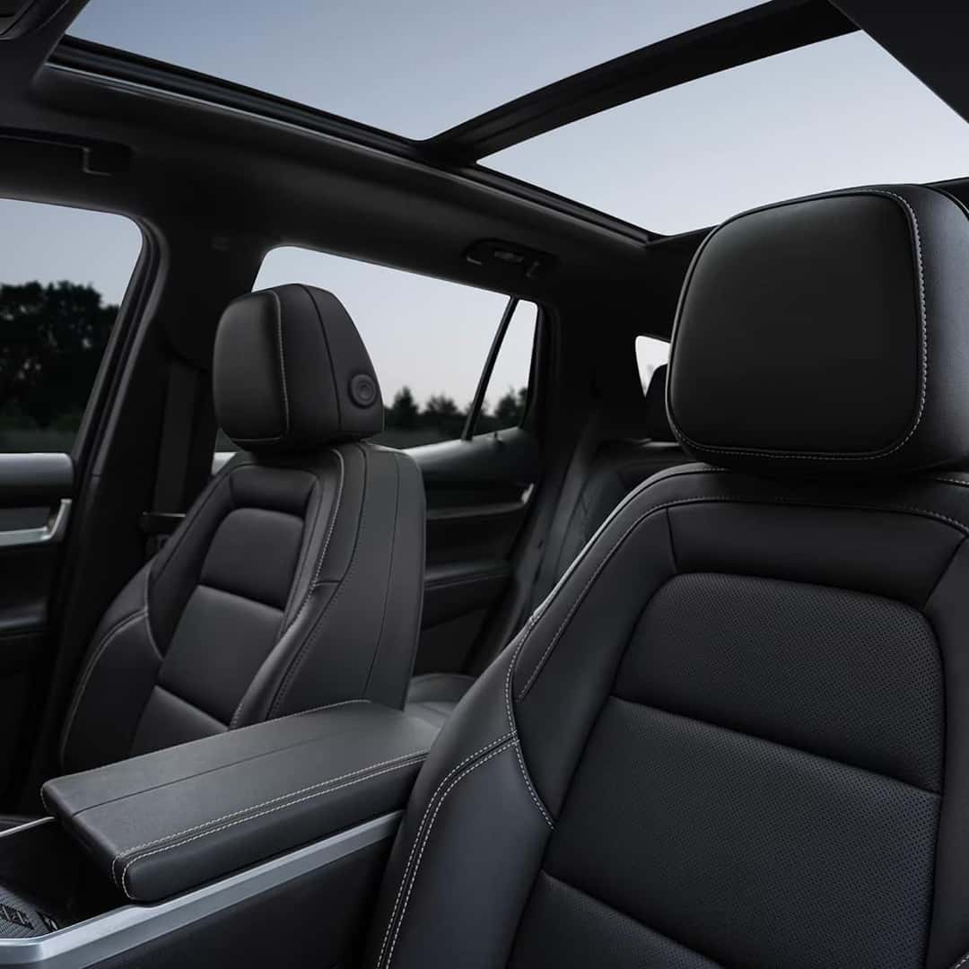 2025 GMC Terrain interior view of front and back seat