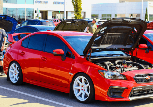 OK Subies Car Show at Bob Moore Subaru