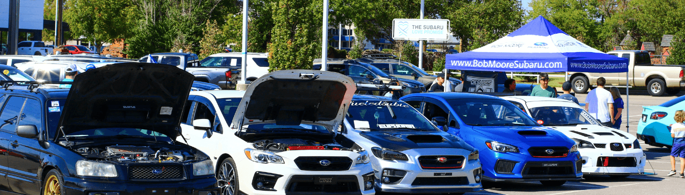 OK Subies Car Show at Bob Moore Subaru