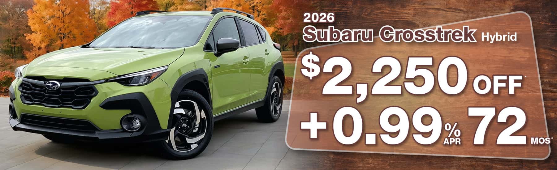 2026 Subaru Crosstrek Hybrid