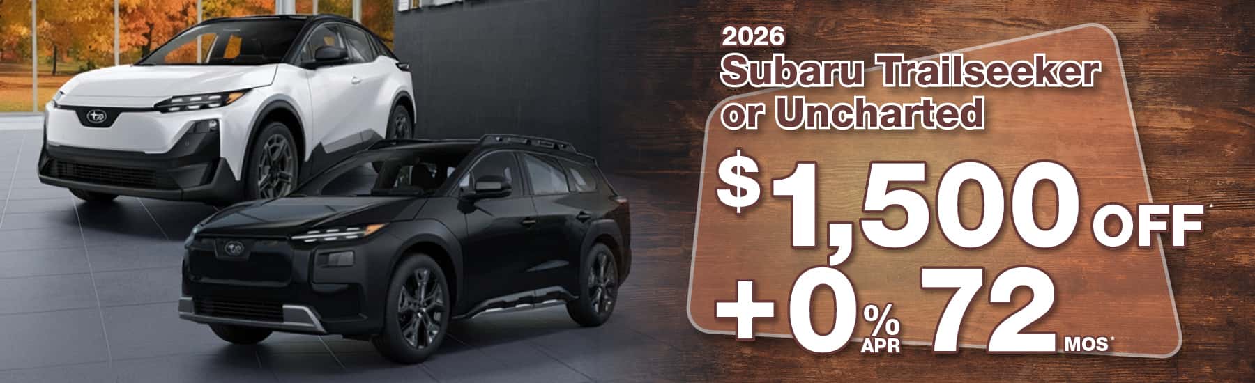2026 Subaru Trailseeker or Uncharted