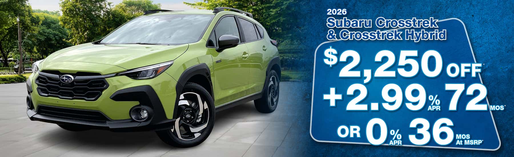 2026 Subaru Crosstrek & Crosstrek Hybrid