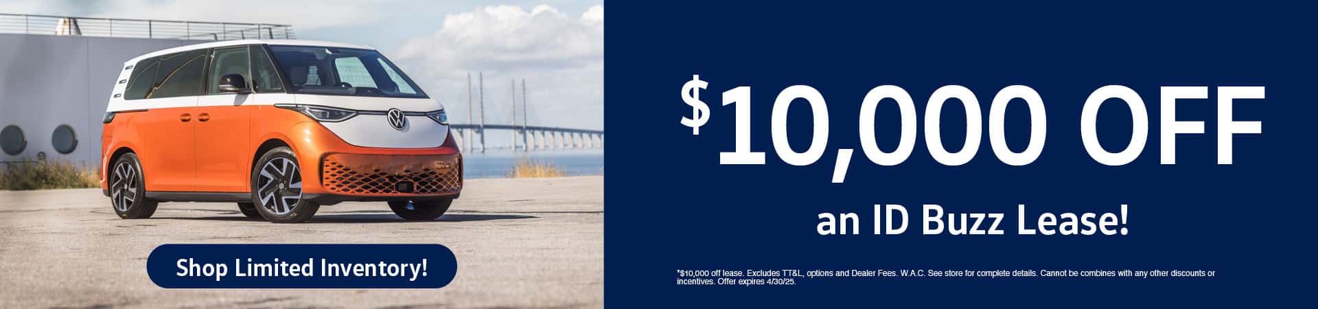 $10,000 OFF an ID Buzz Lease!