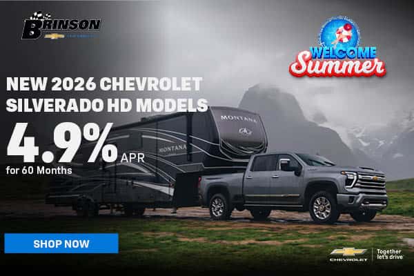 Get 4.9% APR FOR 60 MONTHS On NEW 2026 CHEVROLET SILVERADO HD MODELS