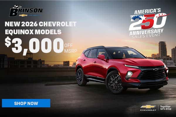 Get $6,000 OFF MSRP On NEW 2026 CHEVROLET BLAZER MODELS