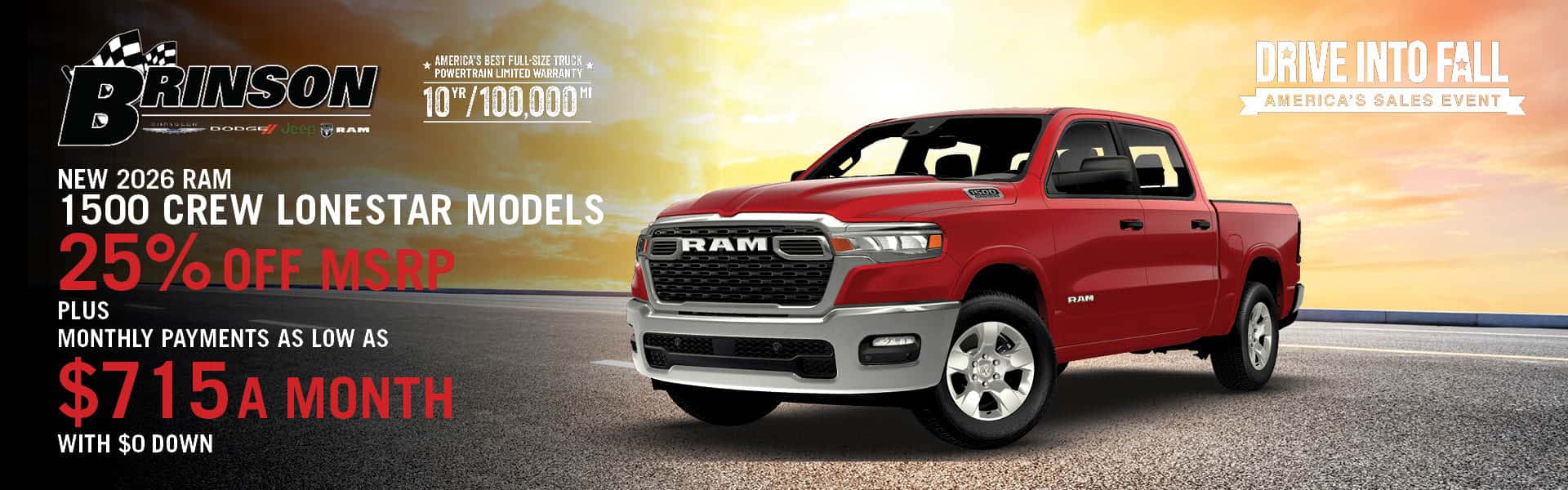New 2026 RAM 1500 CREW LONESTAR Models