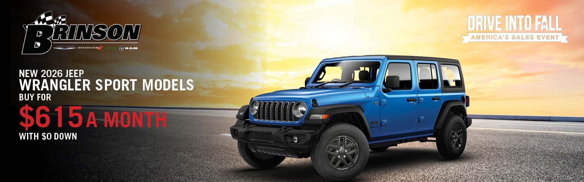 New 2026 JEEP WRANGLER SPORT Models
