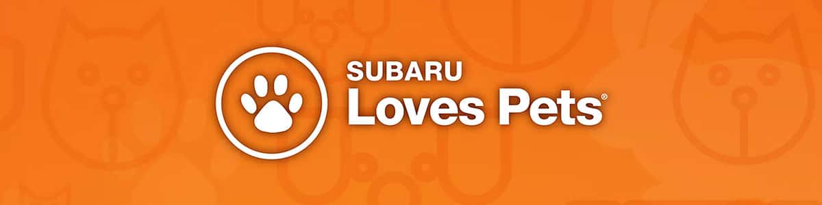 subaru loves pets logo