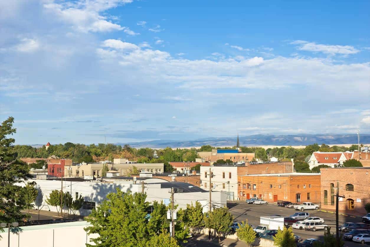 aerial shot of battle ground, wa