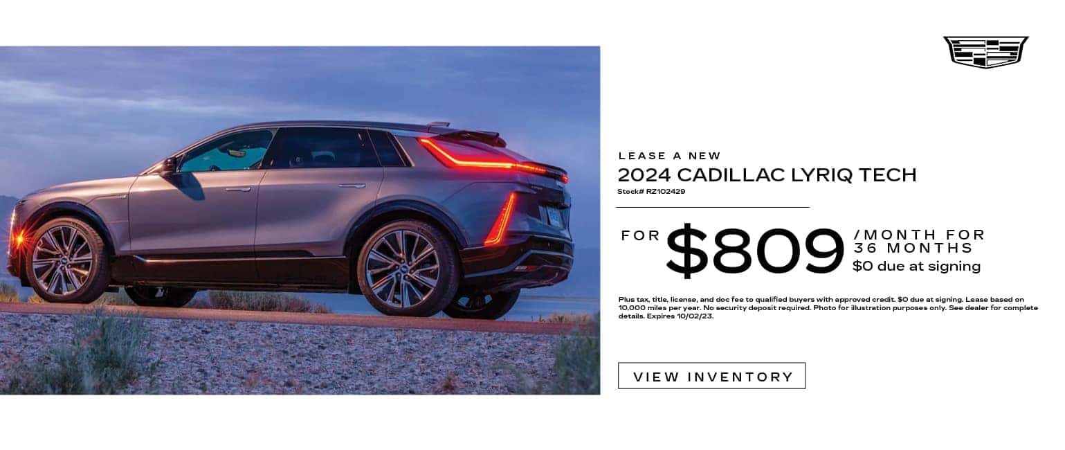 2024 Cadillac Lyriq Lease Offer | Cadillac of Calabasas
