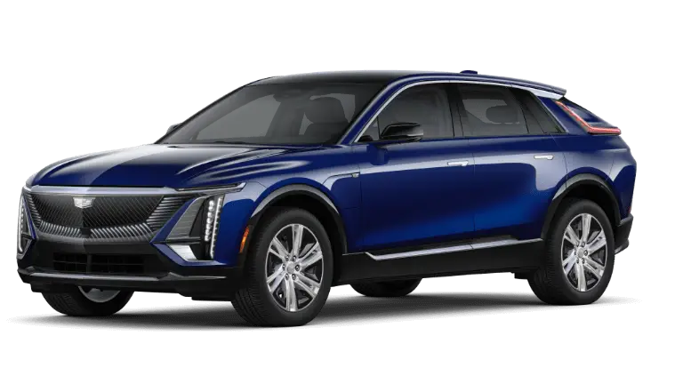 2024 Cadillac Lyriq Trim Levels Tech Vs Luxury Vs Sport   24Cadillac LYRIQ Tech OpulentBlueMetallic Jellybean 