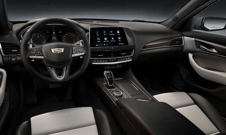 2024 Cadillac CT5-V interior dashboard and wheel