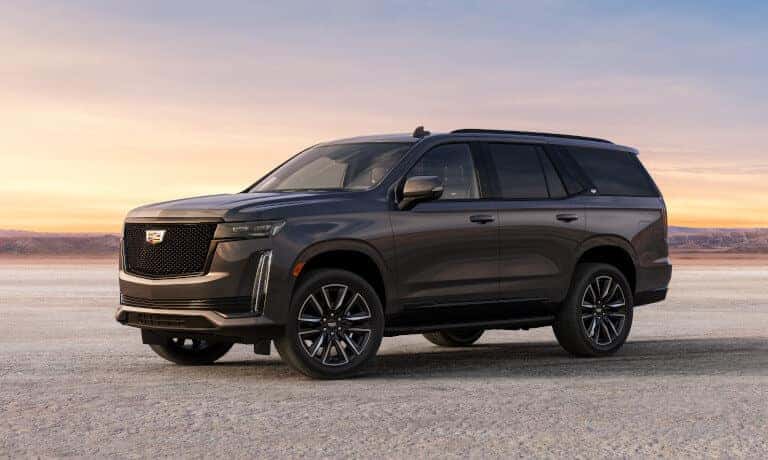 2024 Cadillac Escalade parked in desert flats