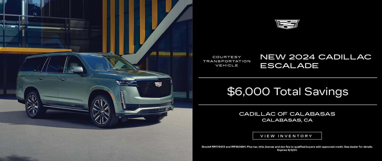 New Cadillac Dealership Specials, Offers & Incentives in Calabasas, CA