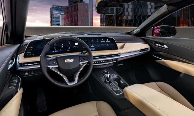 2025 Cadillac XT4 interior front dashboard