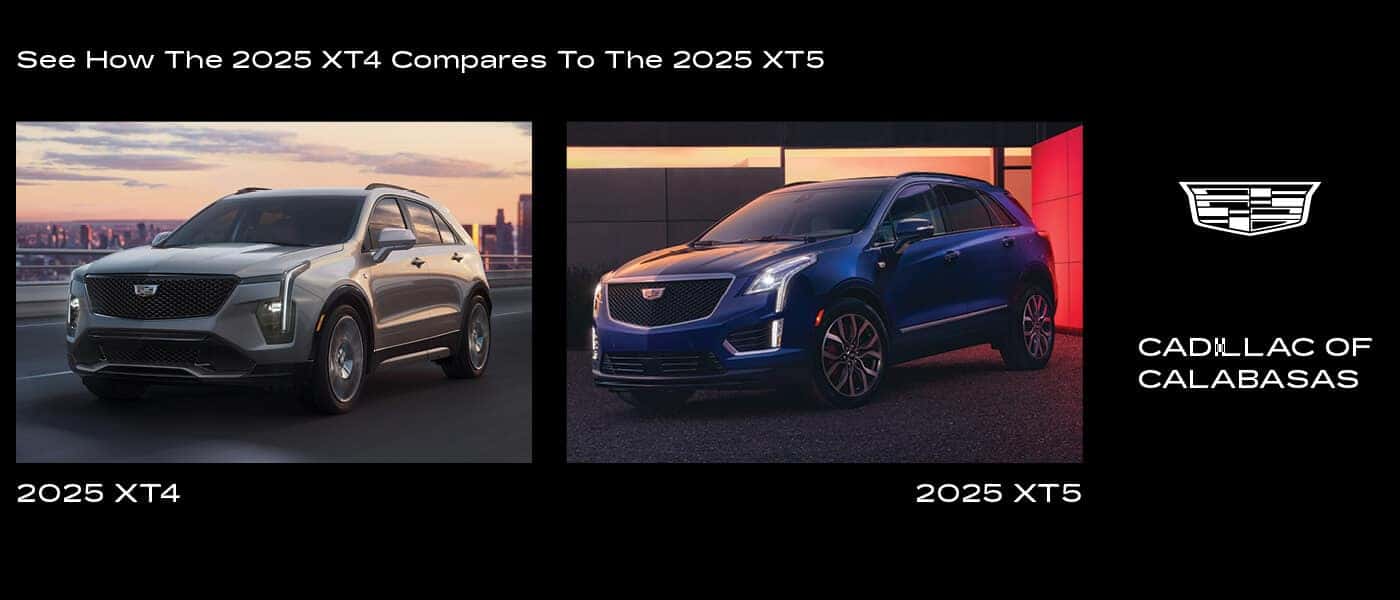 2025 Cadillac XT4 vs. XT5