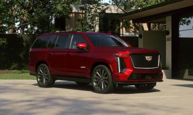 2025 Cadillac Escalade parked in a driveway