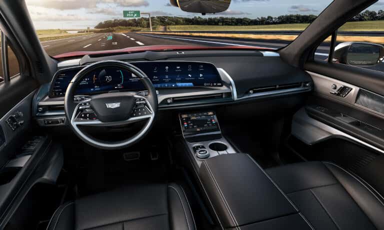 2026 Cadillac VISTIQ dashboard and HUD