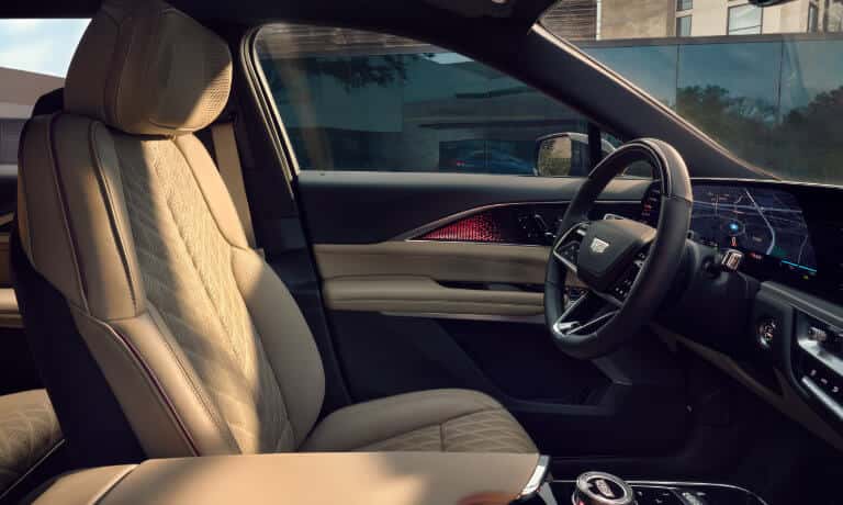 2025 Cadillac LYRIQ interior front seats