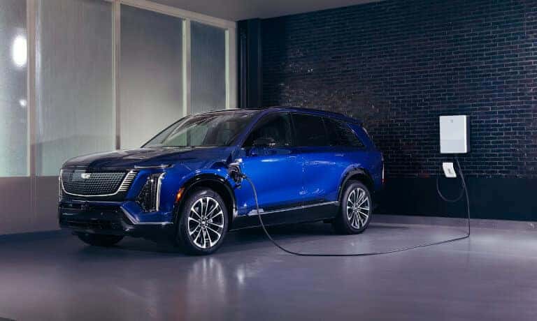 2026 Cadillac VISTIQ charging in a garage