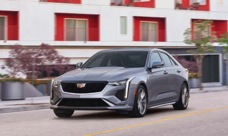 2026 Cadillac CT4 driving in town
