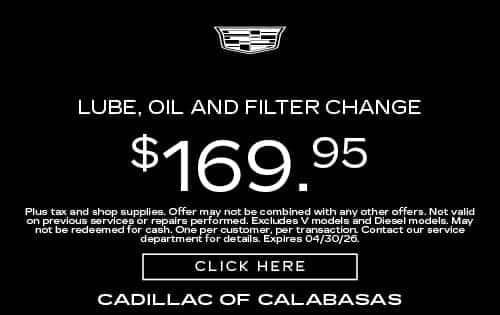 $169.95 Lube, Oil, and Filter Change