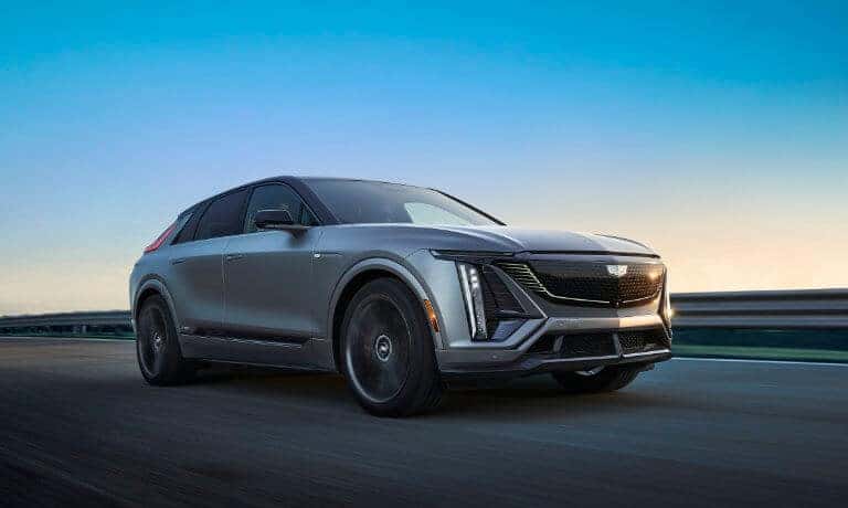 2026 Cadillac LYRIQ driving on highway